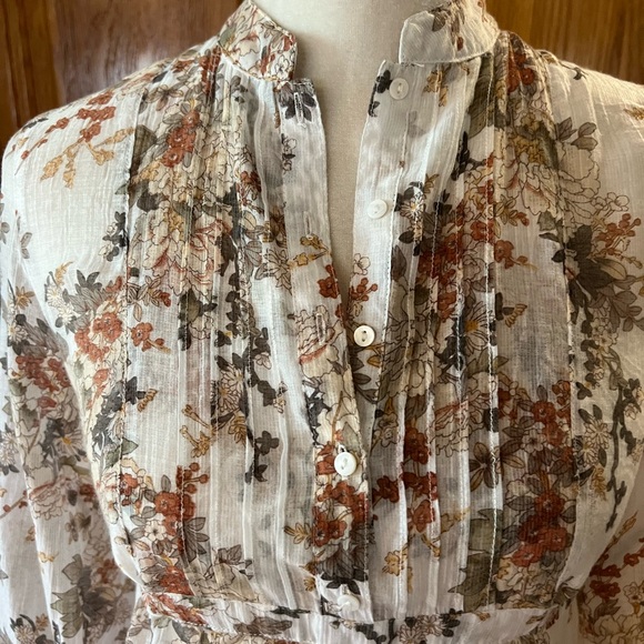 NWT Sweet Long Sleeve Babydoll Dress/Tunic Top Size Small - Picture 2 of 11